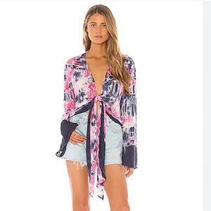 Revolve young fabulous and broke FREE FALL  Top xs